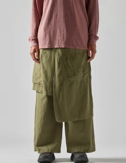 Men Maharishi 4588 Asym Cargo Hakama Pants