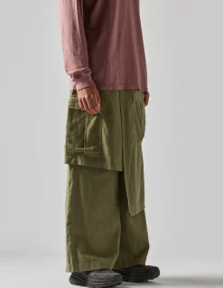 Men Maharishi 4588 Asym Cargo Hakama Pants