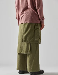Men Maharishi 4588 Asym Cargo Hakama Pants
