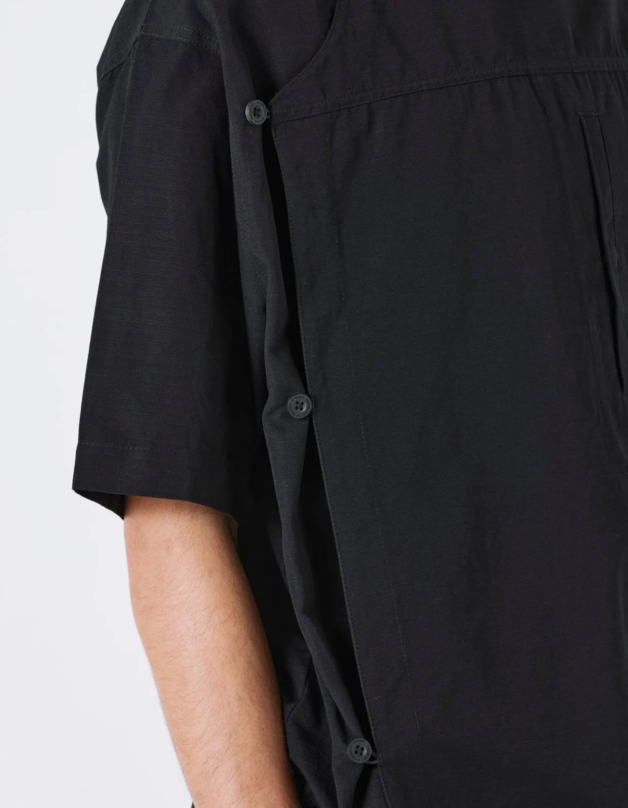 Men Maharishi 4298 Asym Monk Shirt