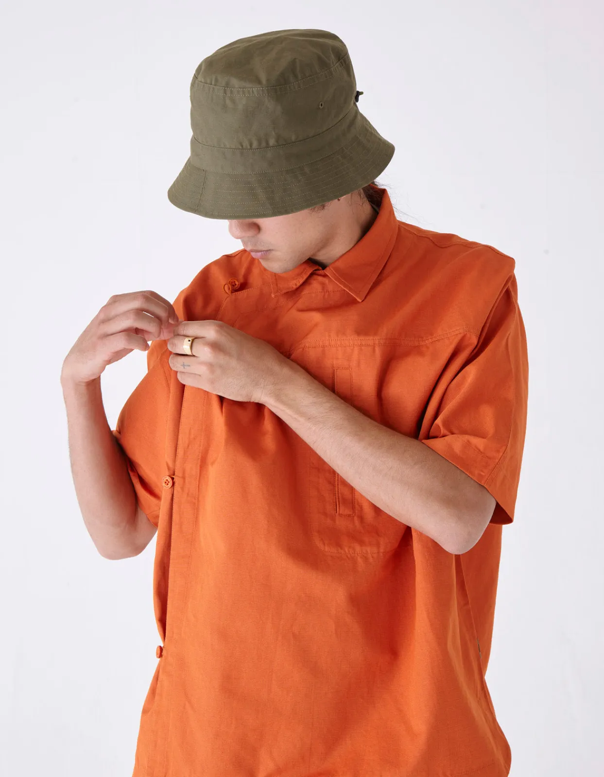 Men Maharishi 4298 Asym Monk Shirt
