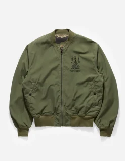 Men Maharishi 4289 Camo Reversible Flight Jacket