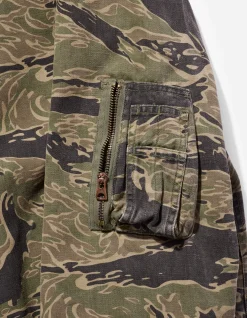 Men Maharishi 4289 Camo Reversible Flight Jacket