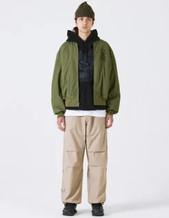 Men Maharishi 4289 Camo Reversible Flight Jacket