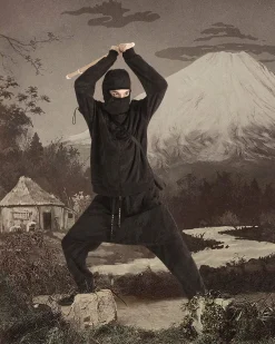 Men Maharishi 4519 Camo Shinobi Sweatpants