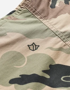 Men Maharishi 4522 Camo Stand Collar Shirt