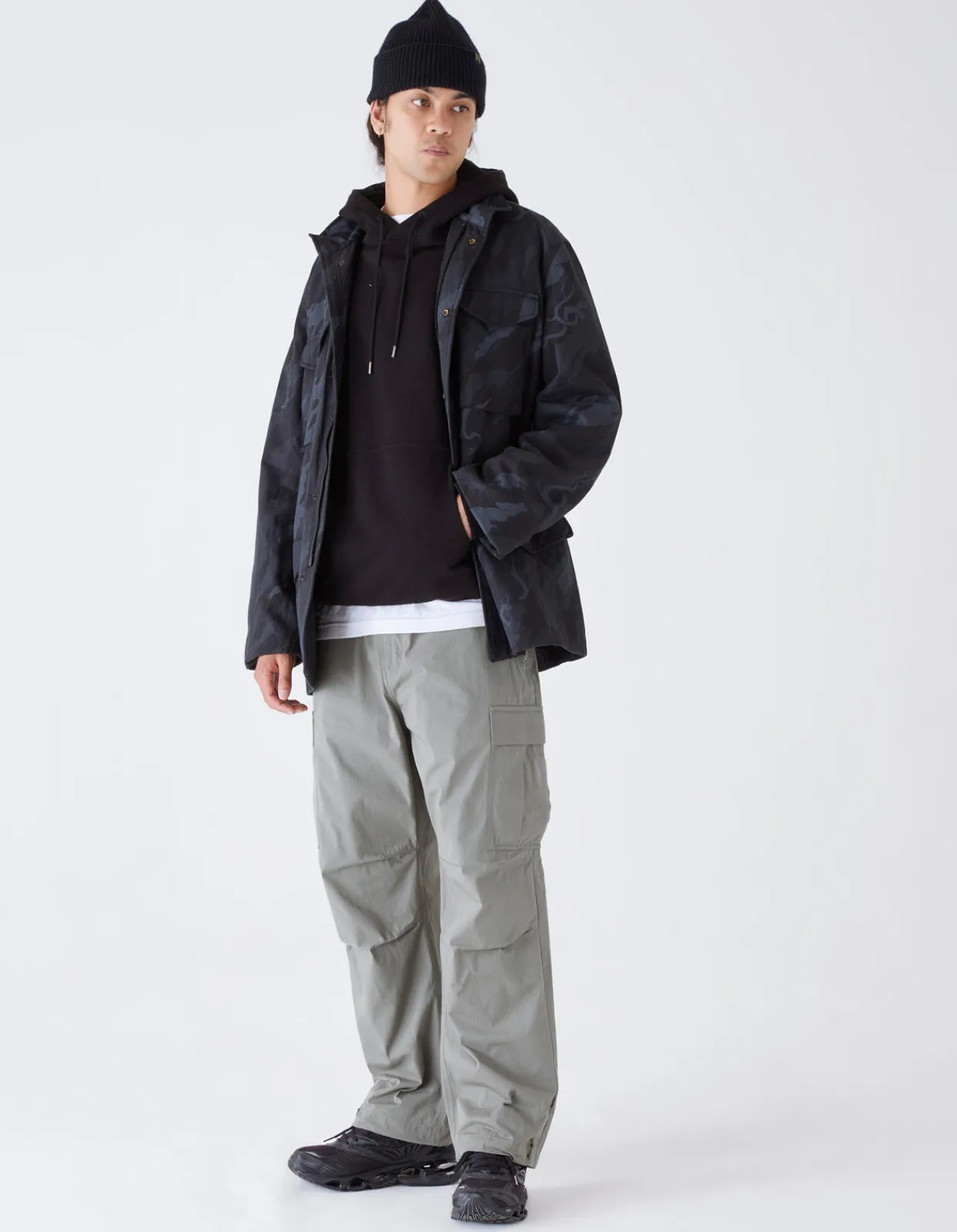 Men Maharishi 4239 Cordura® Loose Cargo Track Pants
