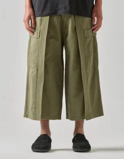Men Maharishi 4511 Cropped U.S. Hakama Track Pants