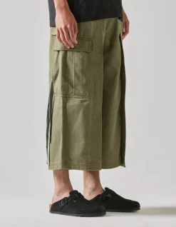 Men Maharishi 4511 Cropped U.S. Hakama Track Pants