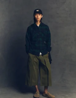 Men Maharishi 4511 Cropped U.S. Hakama Track Pants