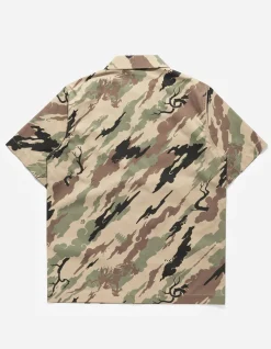 Men Maharishi 4312 Dpm: Bonsai Forest Camp Collar Shirt