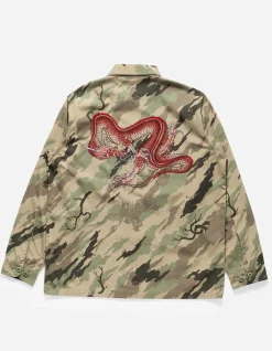 Men Maharishi 4308 Dpm: Bonsai Forest Cloud Dragon Utility Shirt