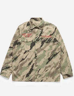 Men Maharishi 4308 Dpm: Bonsai Forest Cloud Dragon Utility Shirt