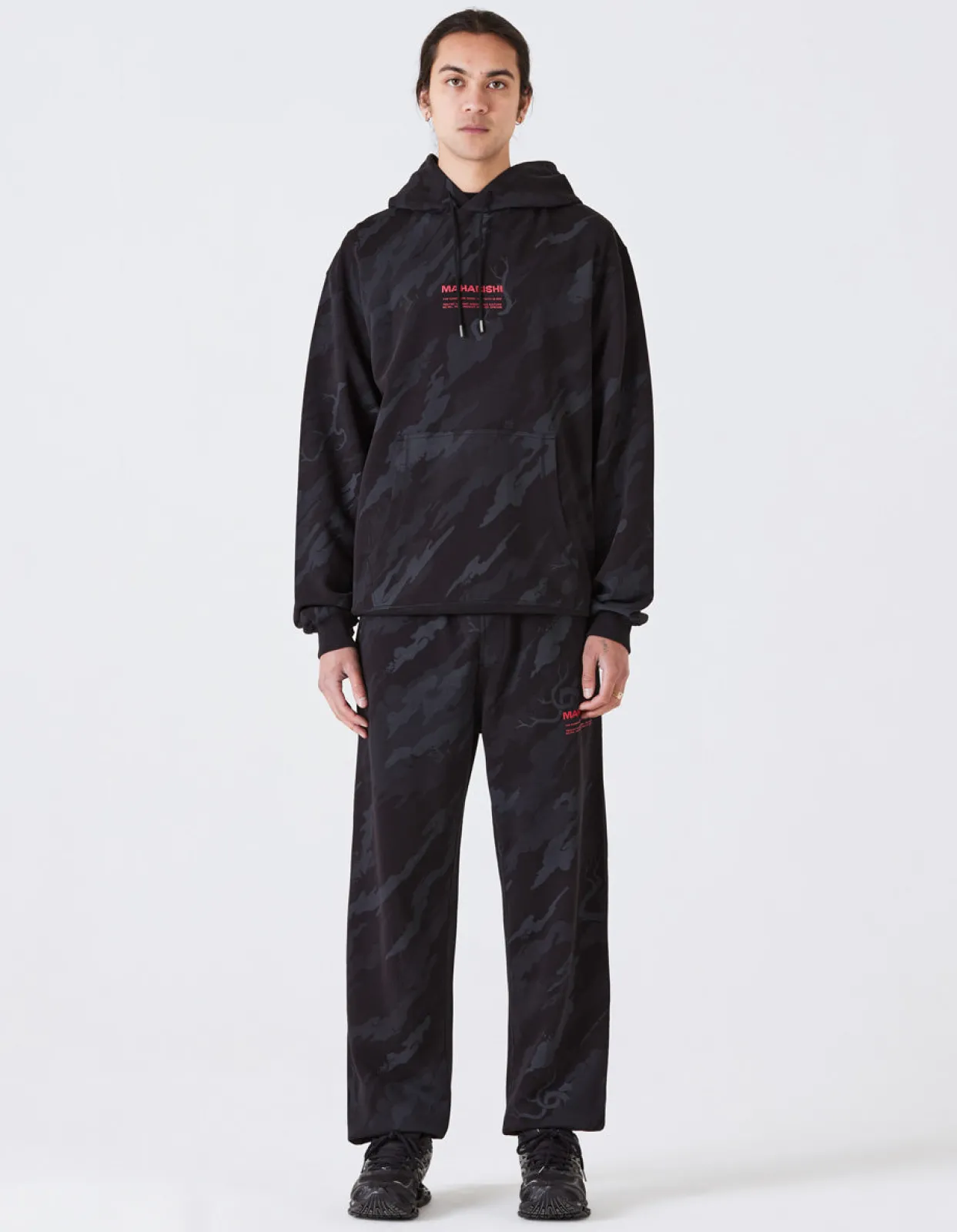 Men Maharishi 4597 Dpm: Bonsai Forest Miltype Embroidered Hooded Sweat