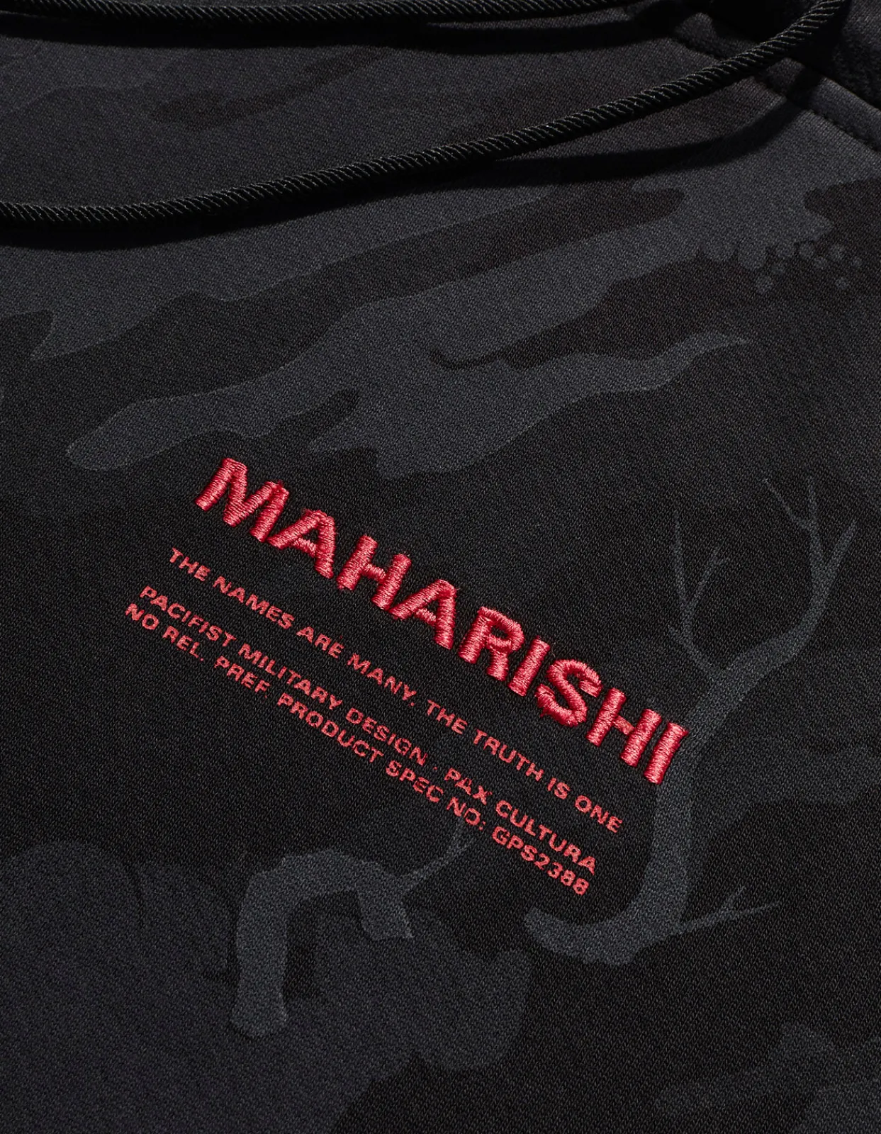 Men Maharishi 4597 Dpm: Bonsai Forest Miltype Embroidered Hooded Sweat