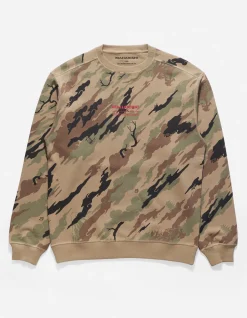 Men Maharishi 4598 Dpm: Bonsai Forest Miltype Embroidered Crew Sweat