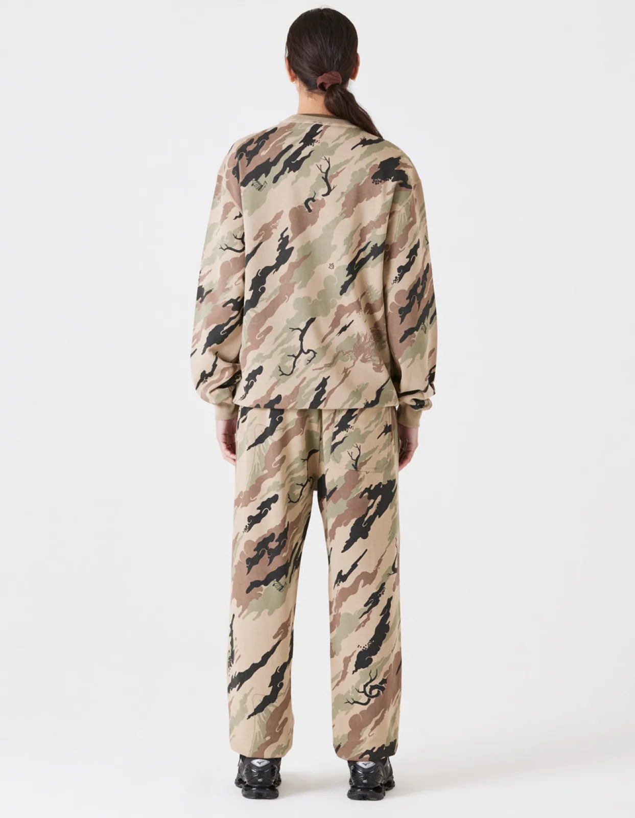 Men Maharishi 4598 Dpm: Bonsai Forest Miltype Embroidered Crew Sweat