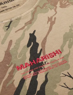 Men Maharishi 4598 Dpm: Bonsai Forest Miltype Embroidered Crew Sweat