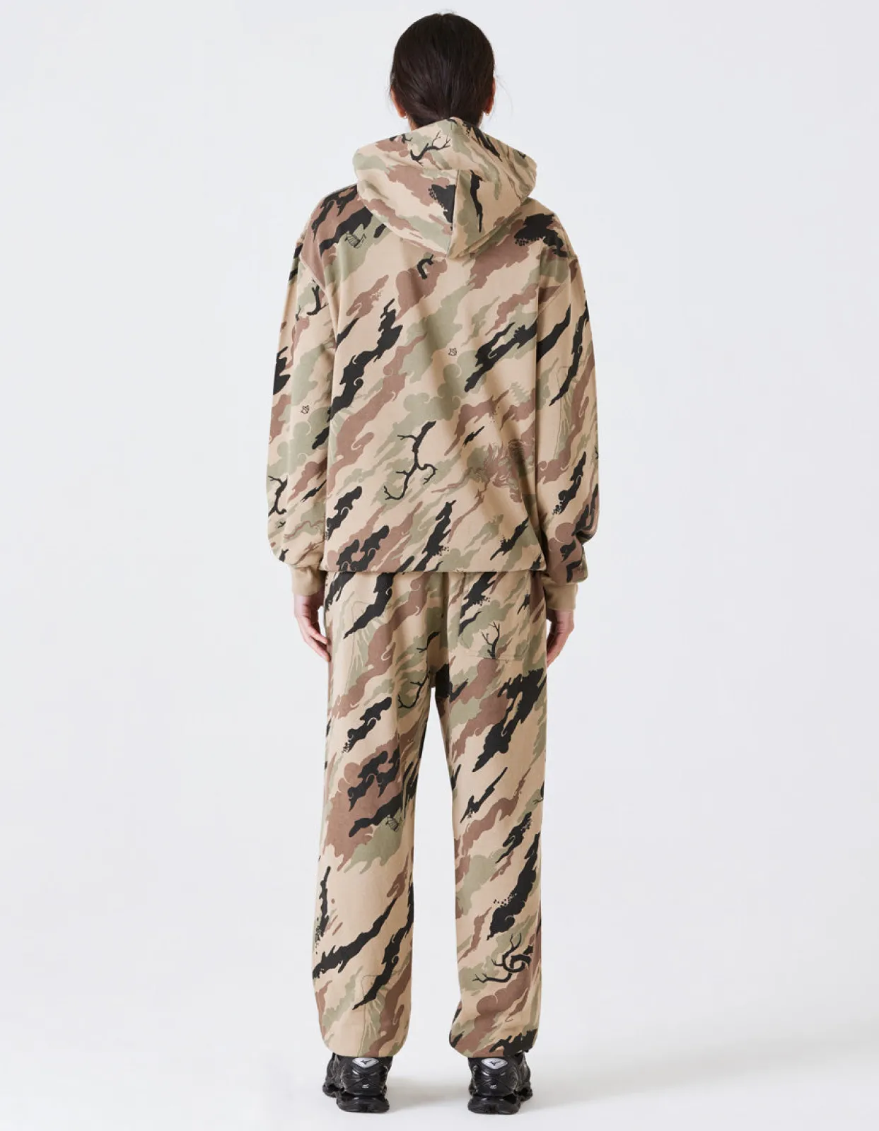 Men Maharishi 4597 Dpm: Bonsai Forest Miltype Embroidered Hooded Sweat