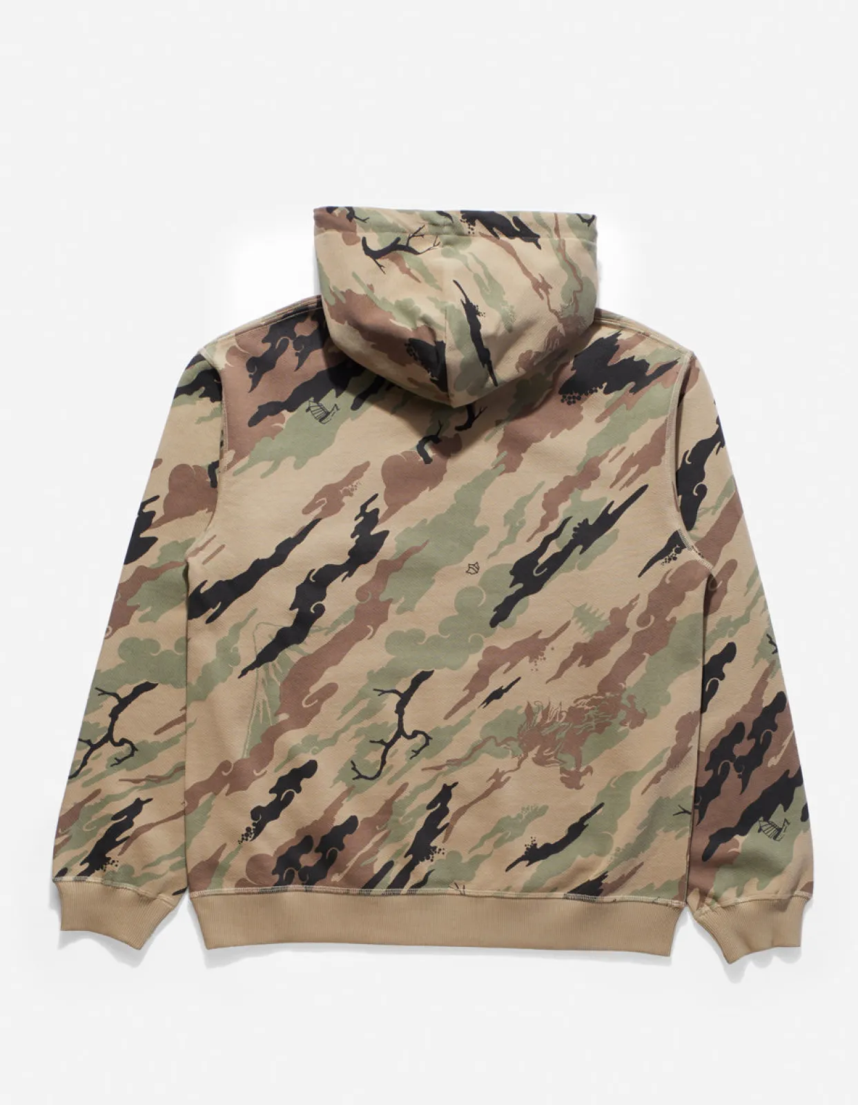 Men Maharishi 4597 Dpm: Bonsai Forest Miltype Embroidered Hooded Sweat