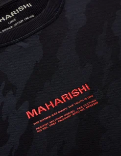 Men Maharishi 4598 Dpm: Bonsai Forest Miltype Embroidered Crew Sweat