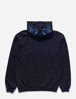 Men Maharishi 4212 Dragon Embroidered Hooded Sweat