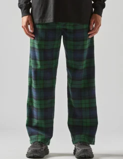 Men Maharishi 4613 Flannel Track Pants·Loose Fit