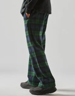 Men Maharishi 4613 Flannel Track Pants·Loose Fit