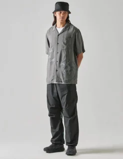 Men Maharishi 4508 Flying Cranes Embroidered Shirt