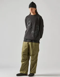 Men Maharishi 4505 Flying Peace Cranes Crew Sweat
