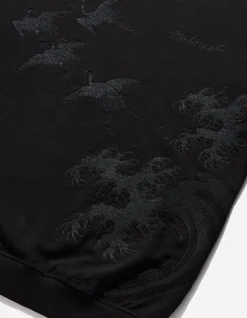 Men Maharishi 4505 Flying Peace Cranes Crew Sweat
