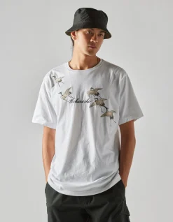 Men Maharishi 4507 Flying Peace Cranes T-Shirt