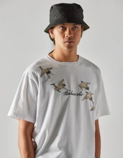 Men Maharishi 4507 Flying Peace Cranes T-Shirt