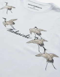 Men Maharishi 4507 Flying Peace Cranes T-Shirt