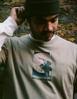 Men Maharishi 1008 Hare & Monkey T-Shirt