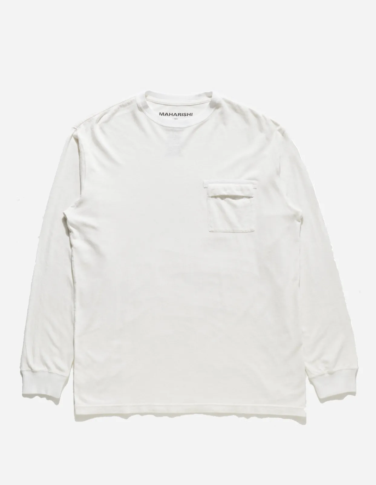 Men Maharishi 8010 Hemp Organic L/S Pocket T-Shirt