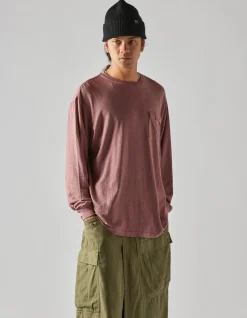 Men Maharishi 8010 Hemp Organic L/S Pocket T-Shirt