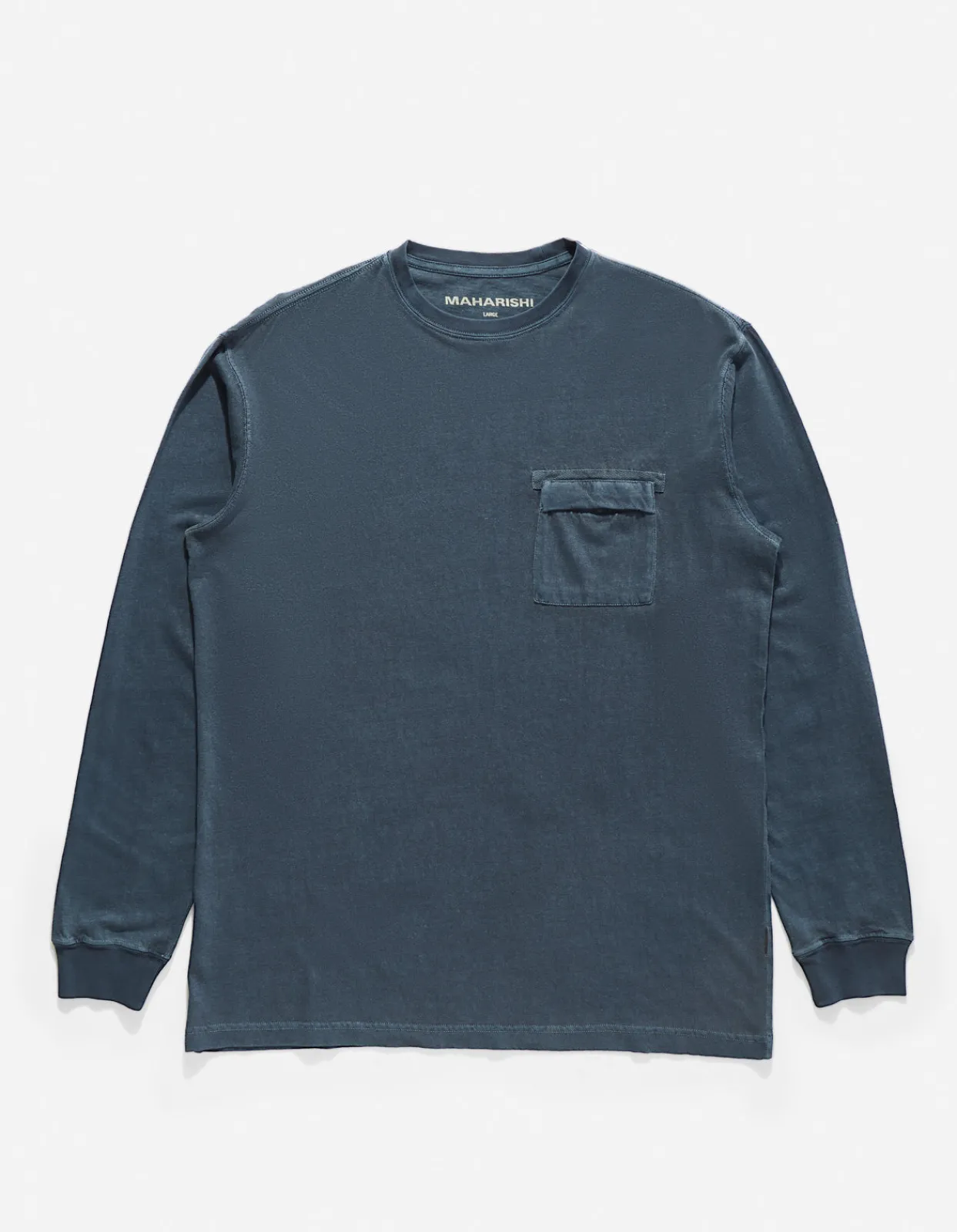 Men Maharishi 8010 Hemp Organic L/S Pocket T-Shirt
