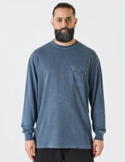 Men Maharishi 8010 Hemp Organic L/S Pocket T-Shirt