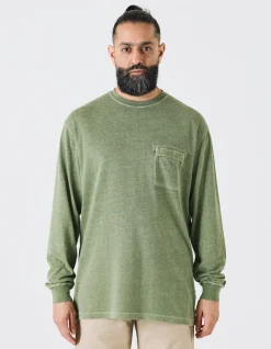 Men Maharishi 8010 Hemp Organic L/S Pocket T-Shirt