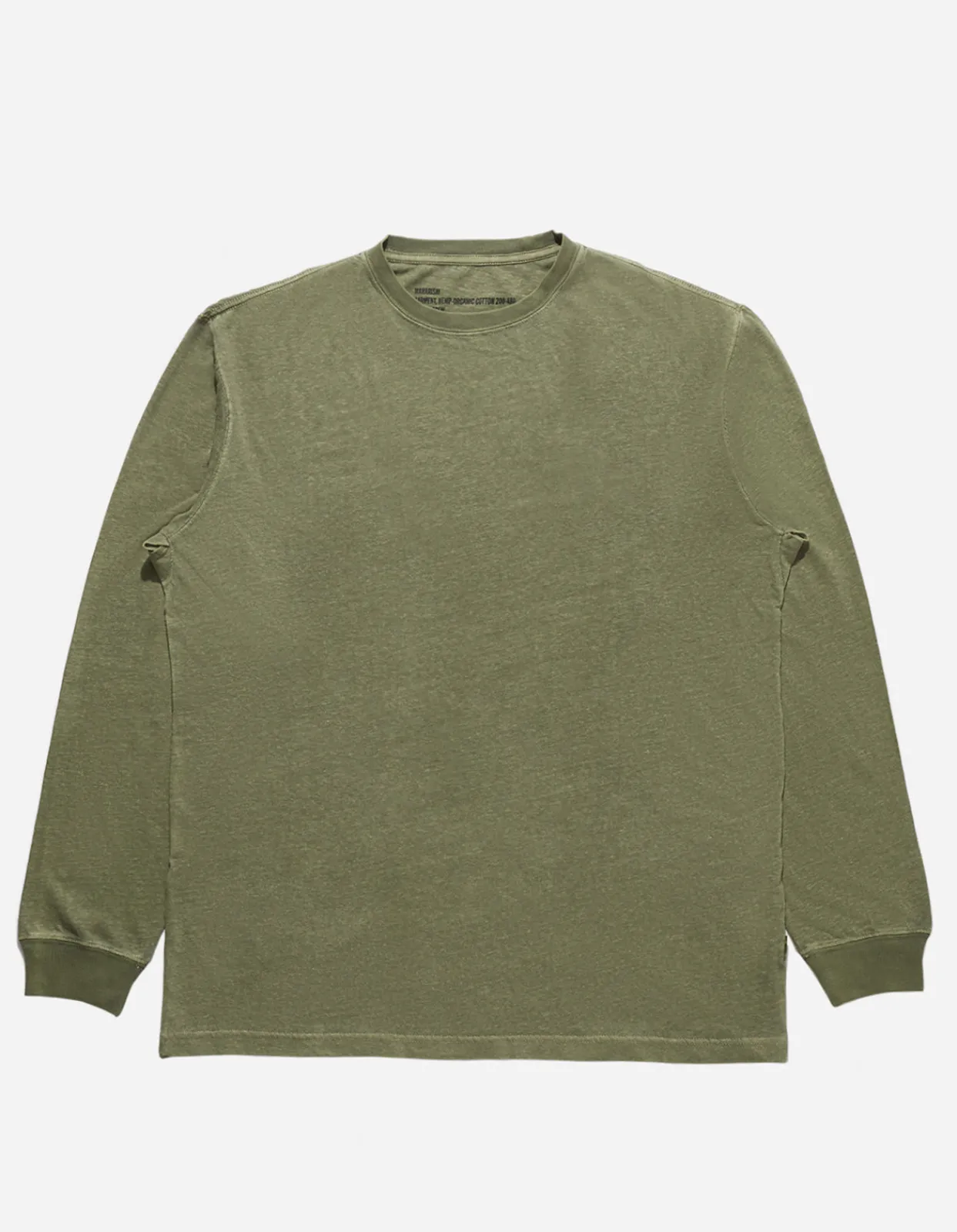 Men Maharishi 4030 Hemp Organic L/S T-Shirt