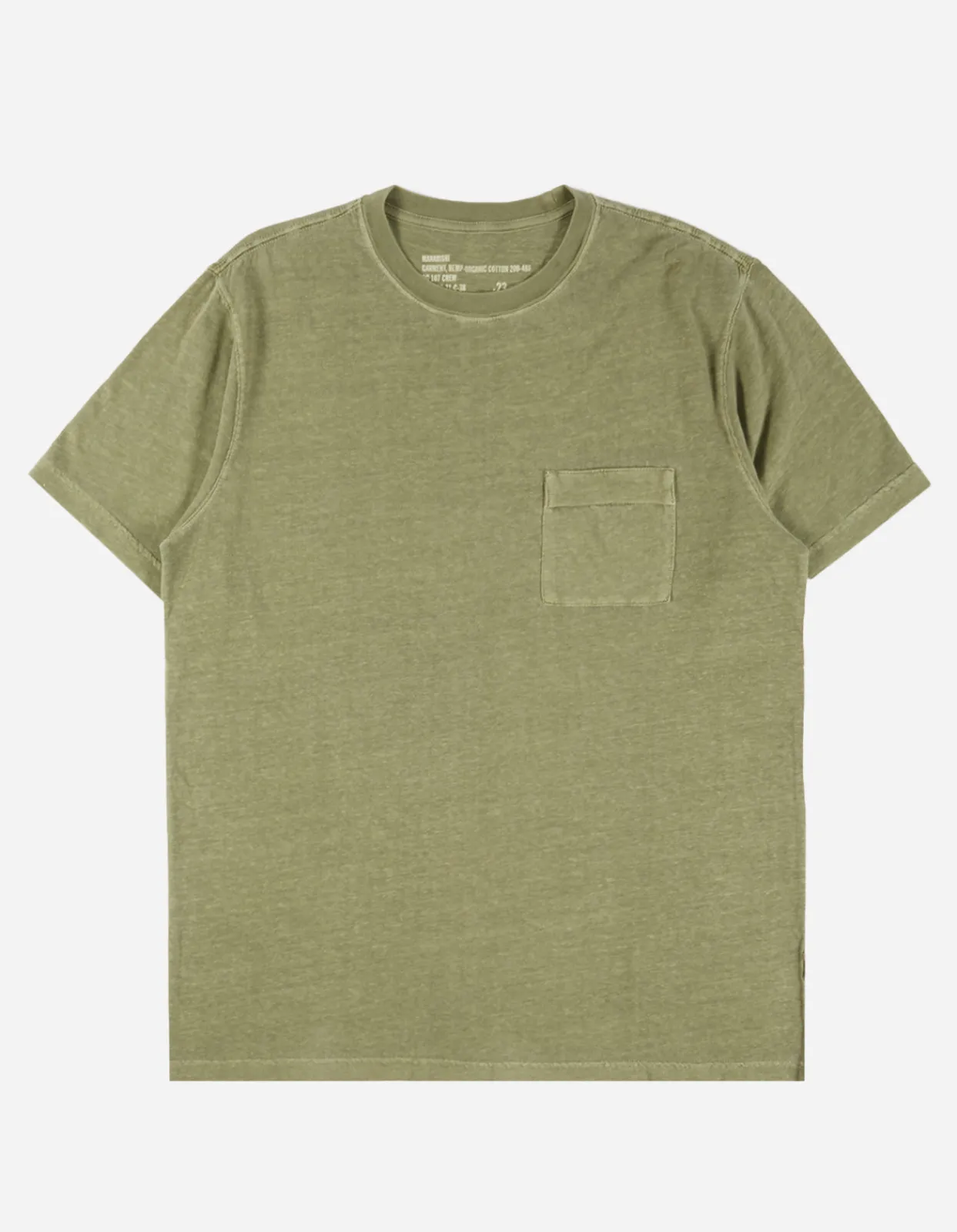 Men Maharishi 7021 Hemp Organic Pocket T-Shirt