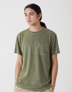 Men Maharishi 7021 Hemp Organic Pocket T-Shirt