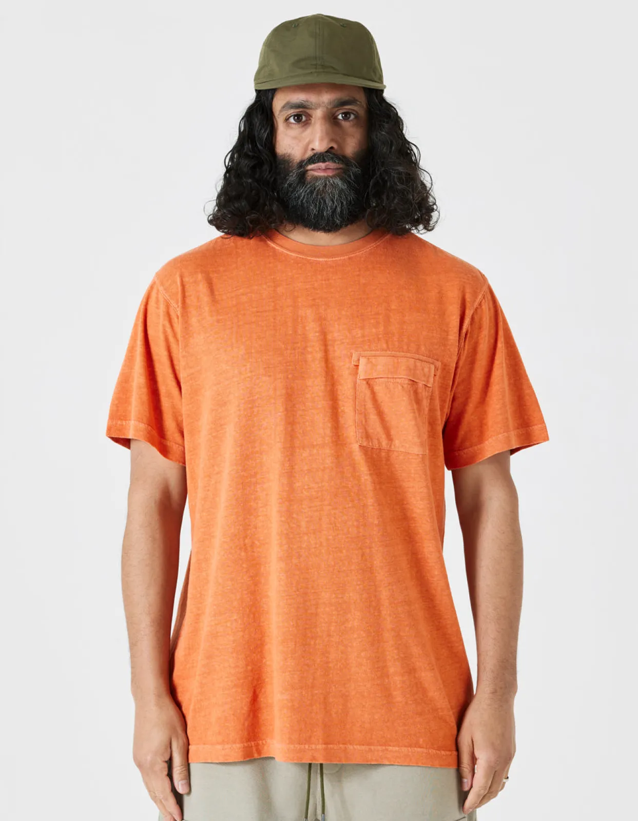 Men Maharishi 7021 Hemp Organic Pocket T-Shirt