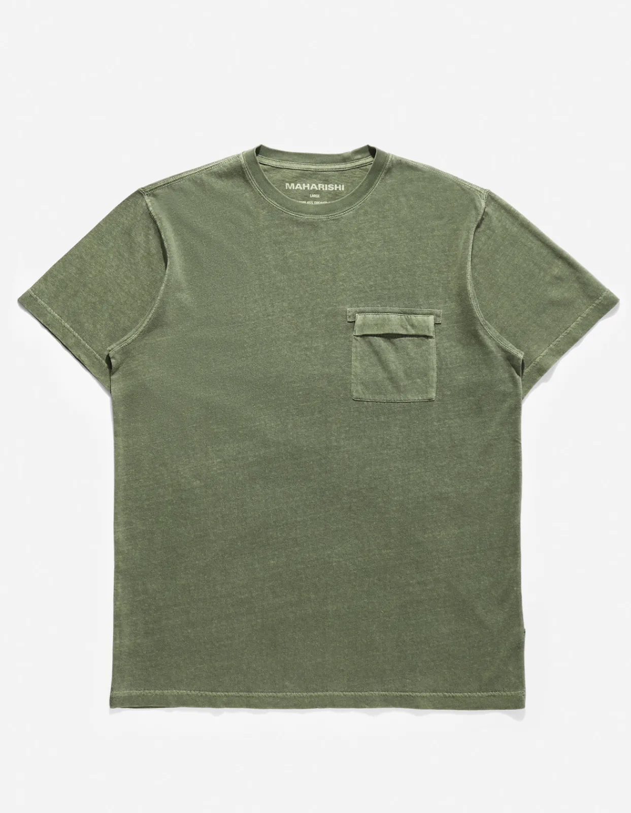 Men Maharishi 7021 Hemp Organic Pocket T-Shirt