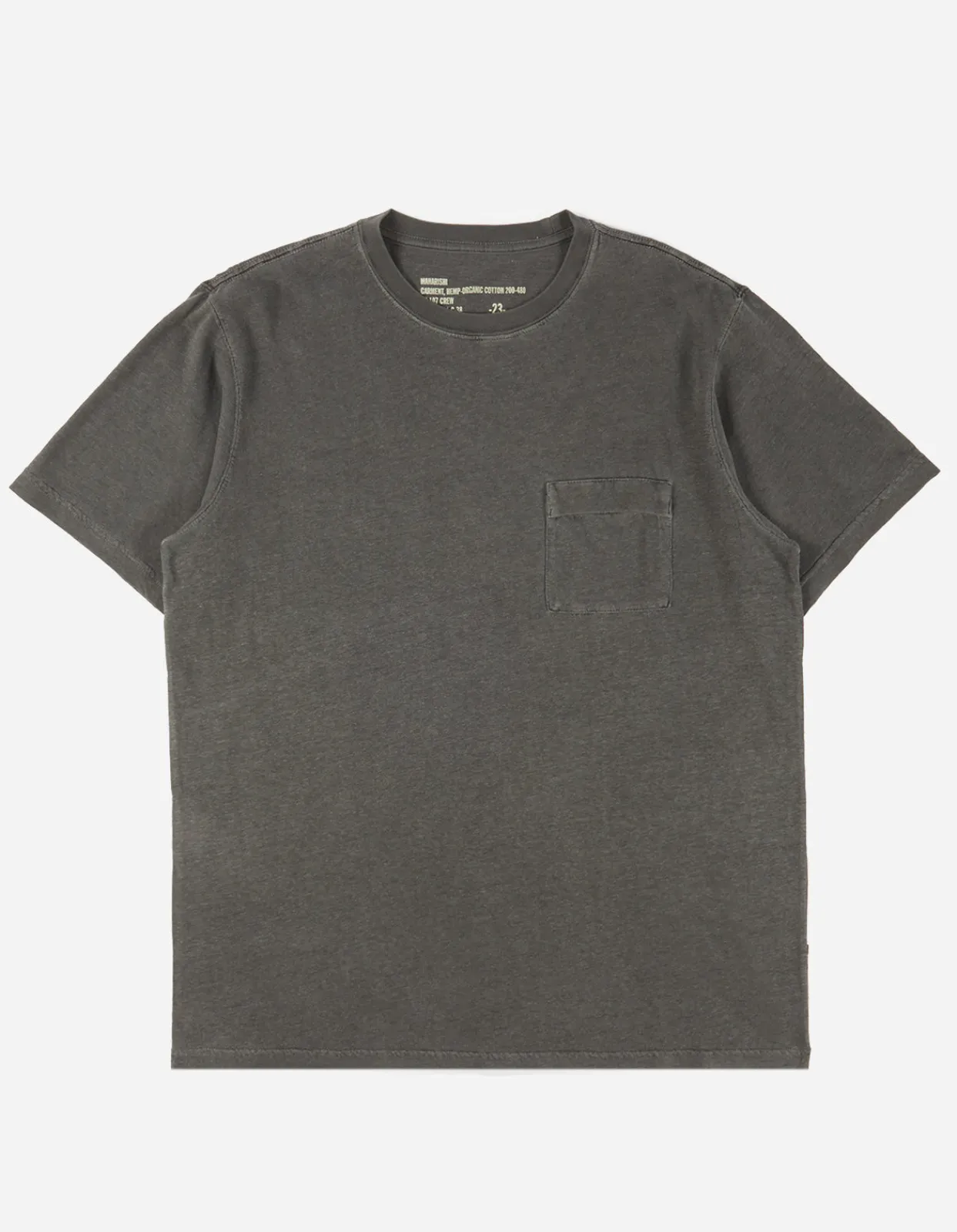 Men Maharishi 7021 Hemp Organic Pocket T-Shirt
