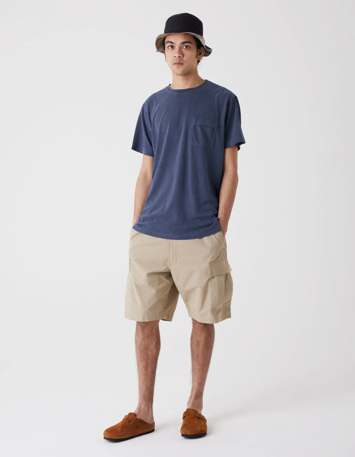 Men Maharishi 7021 Hemp Organic Pocket T-Shirt