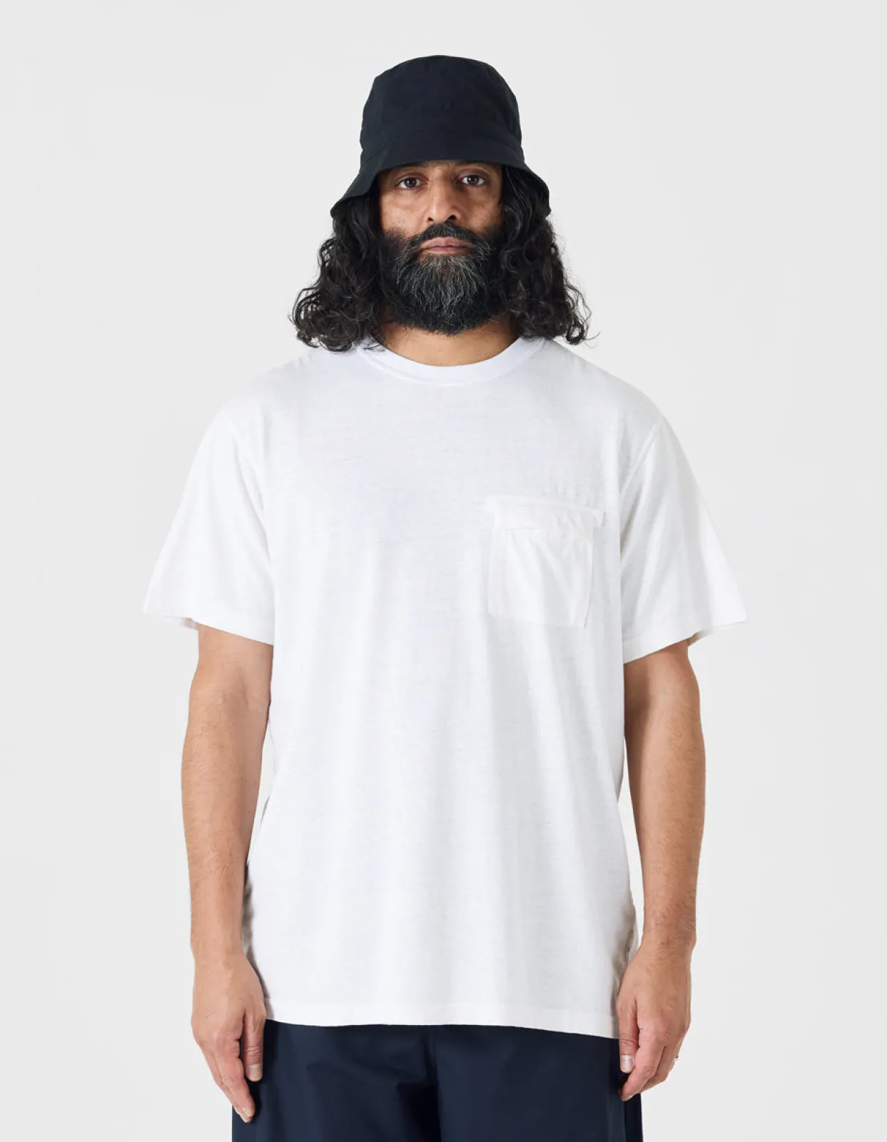 Men Maharishi 7021 Hemp Organic Pocket T-Shirt