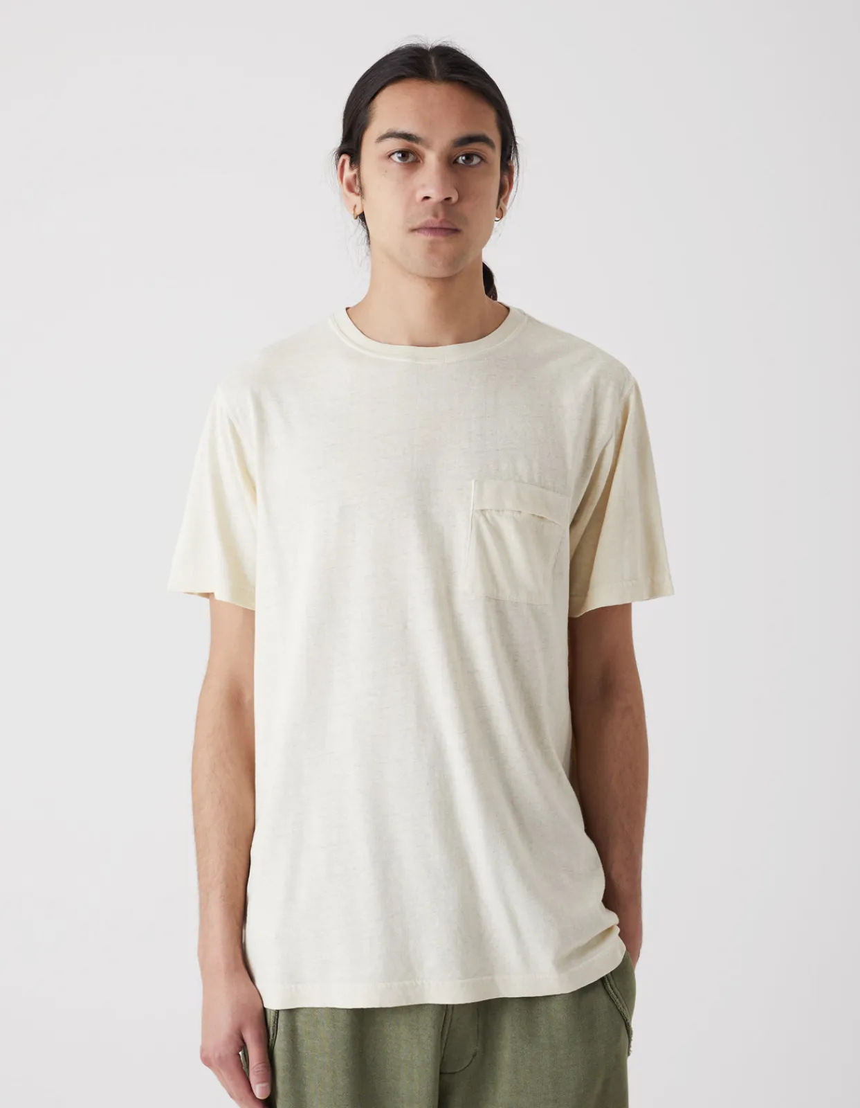 Men Maharishi 7021 Hemp Organic Pocket T-Shirt