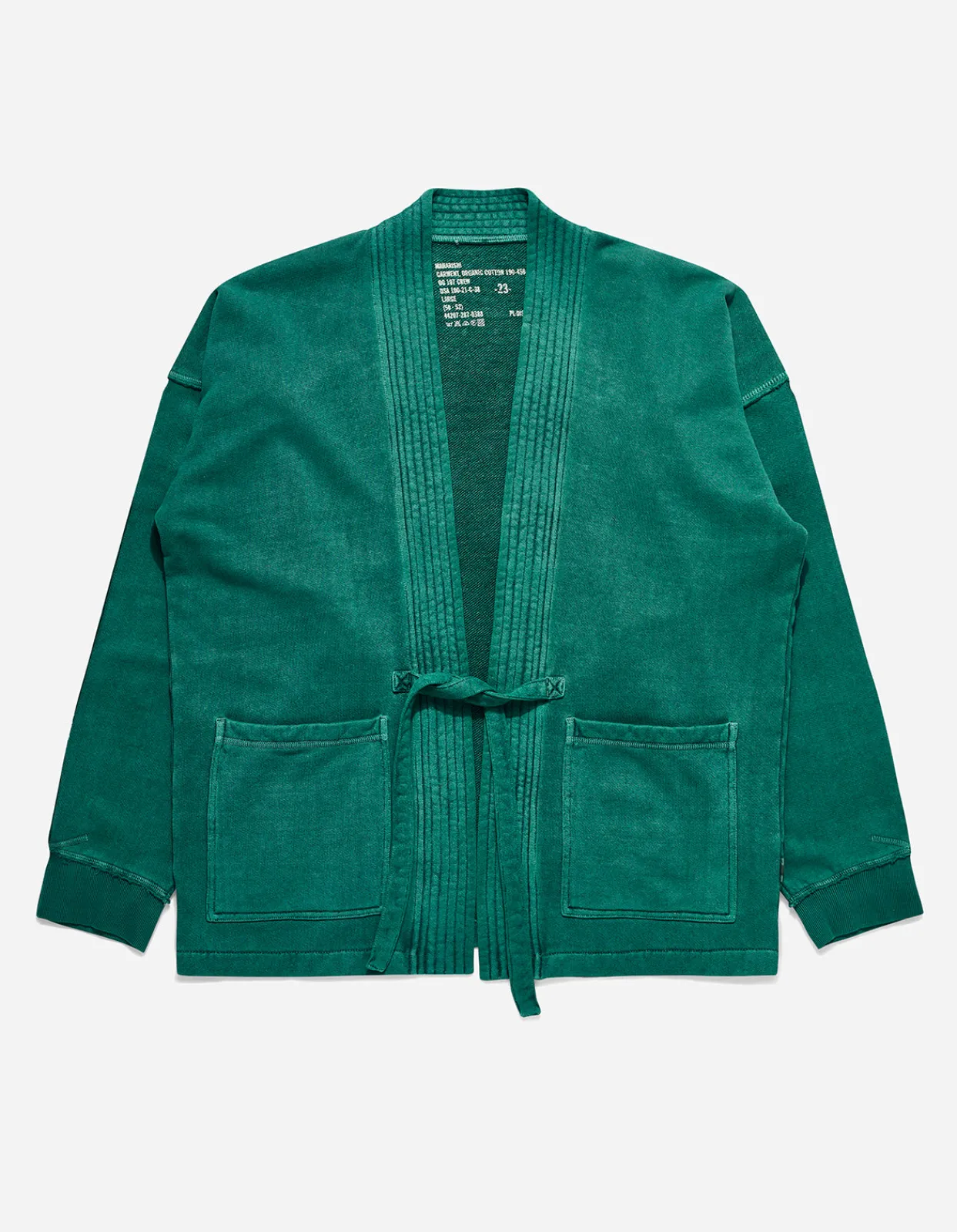 Men Maharishi 8012 Hemp Organic Sweat Kimono